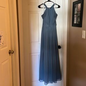 Azazie Bridesmaids Dress in Dusty Blue